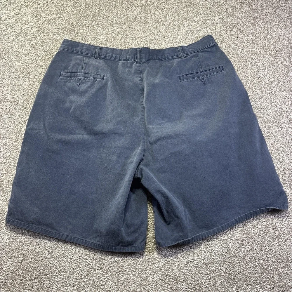 Polo Ralph Lauren Shorts Mens 40 Blue Pleated Chino Cotton‎ Summer 9 Inseam